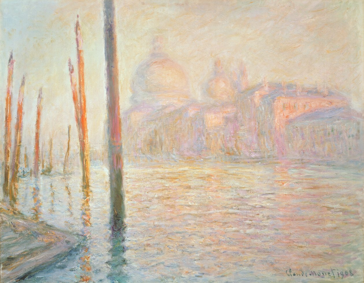 Widok Wenecji, 1908 autorstwa Claude Monet