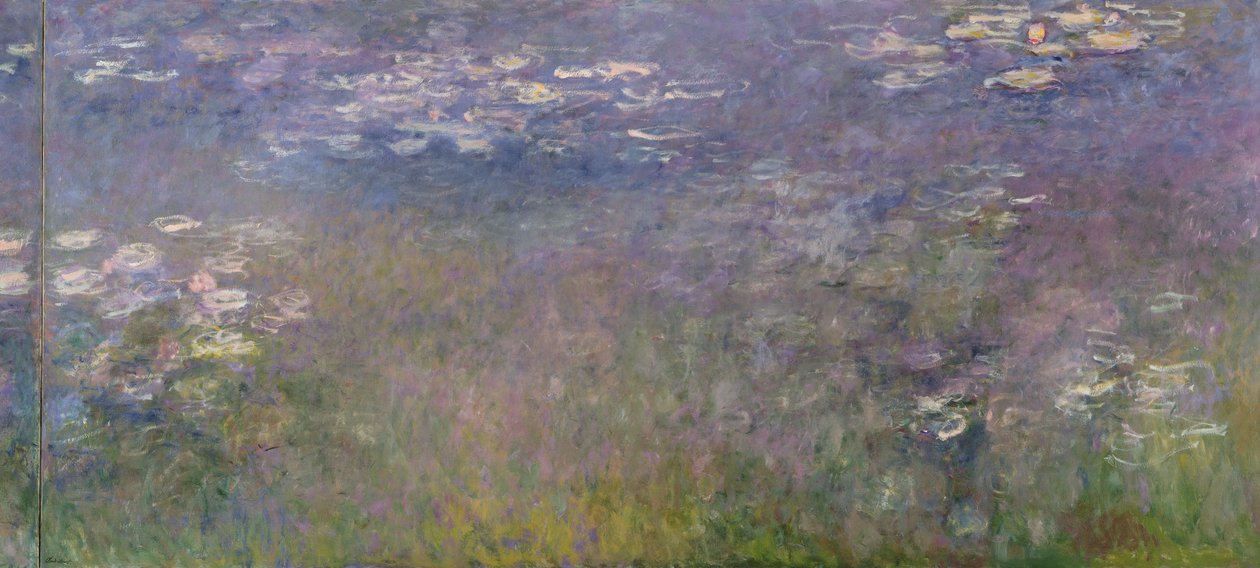 Lilie wodne (agapant) ok. 1915-26 autorstwa Claude Monet