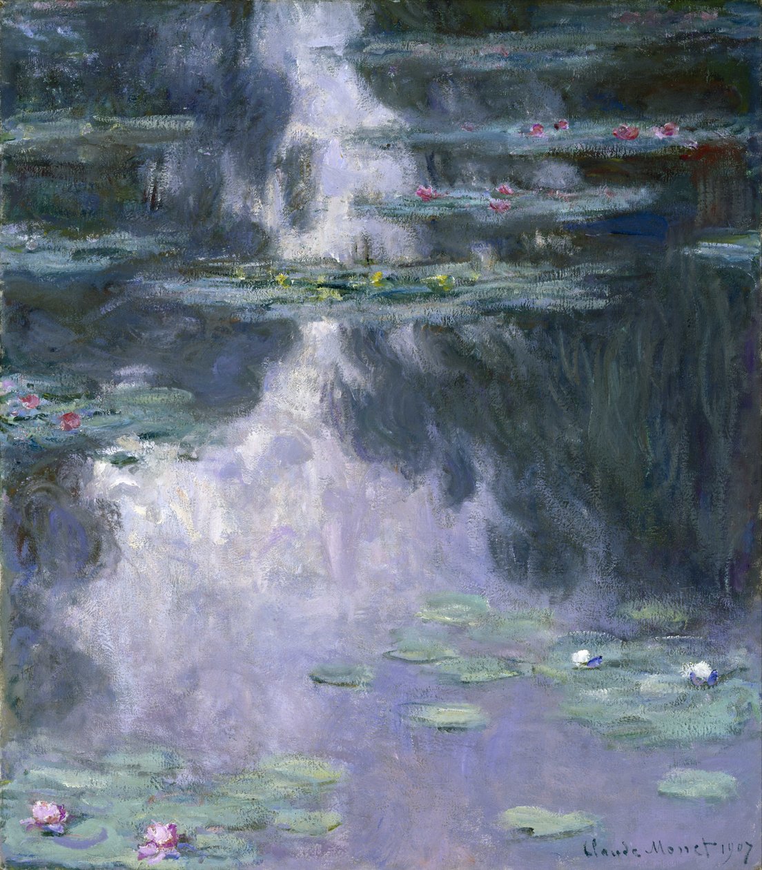 Lilie wodne (nimfy) autorstwa Claude Monet