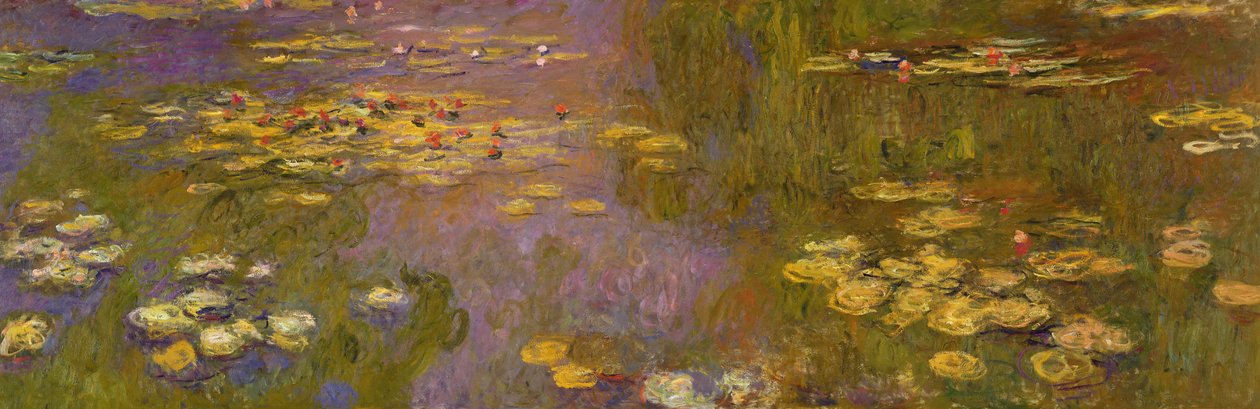 Lilie wodne (nimfy), ok. 1915-26 autorstwa Claude Monet