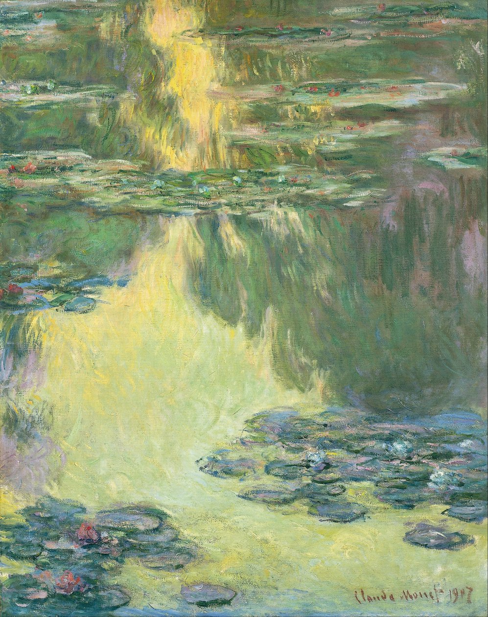 Lilie wodne autorstwa Claude Monet