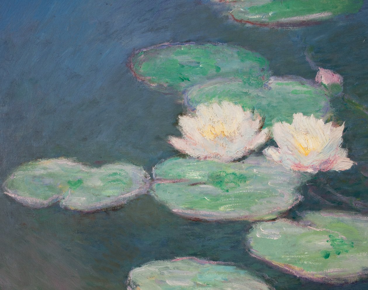 Lilie wodne, Wieczór; szczegół (patrz także 154665) autorstwa Claude Monet