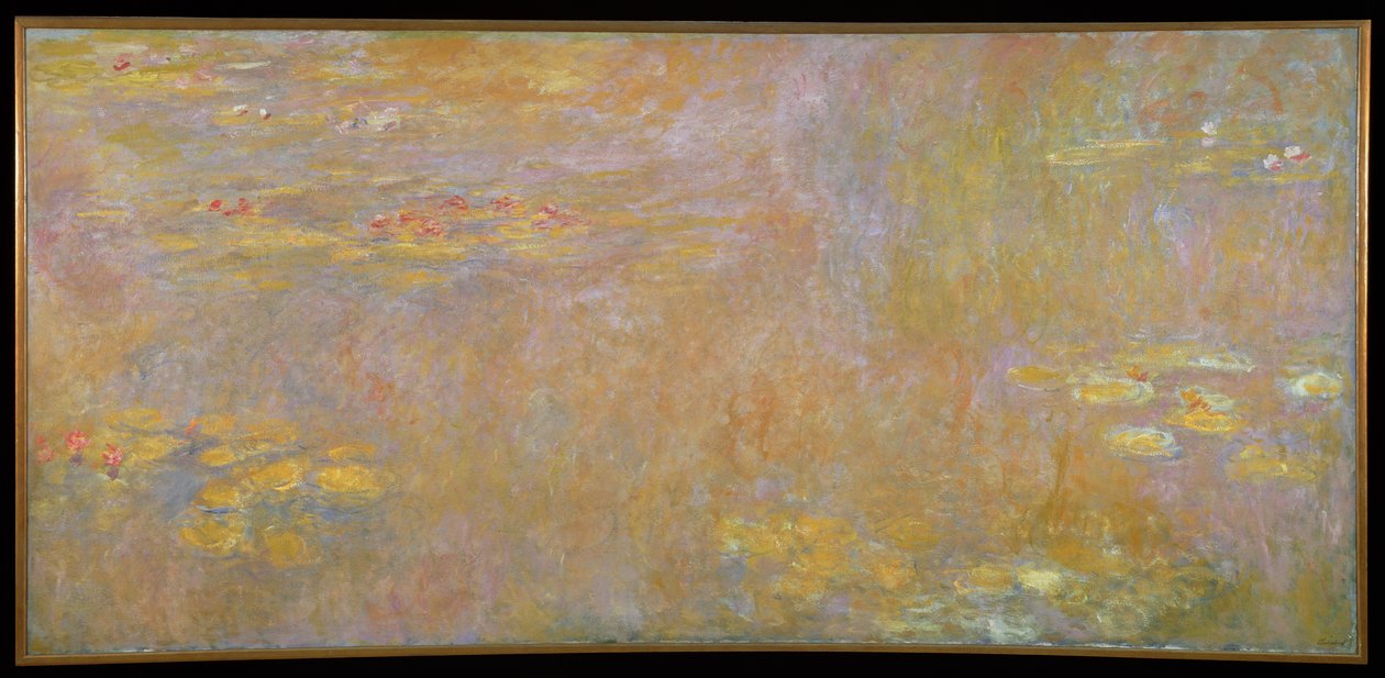 Lilie wodne, po 1916 autorstwa Claude Monet