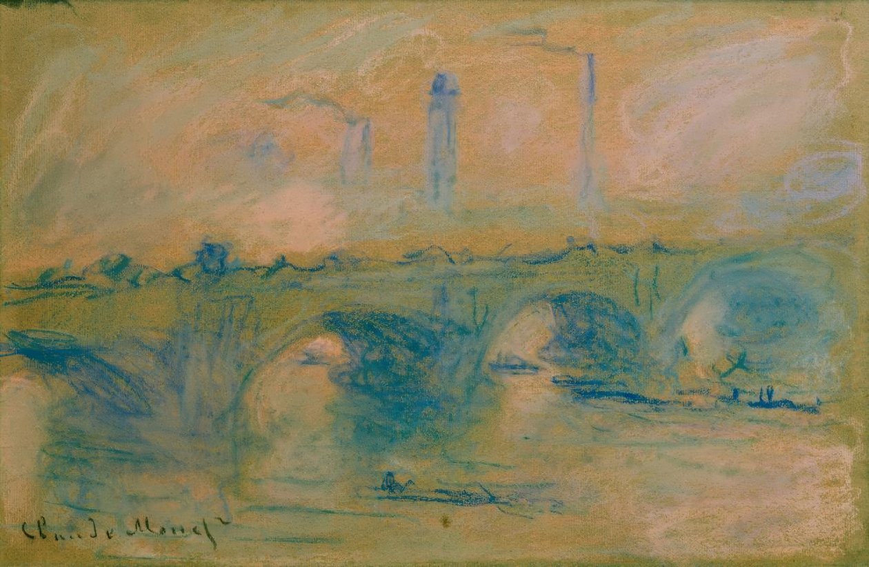 Most Waterloo autorstwa Claude Monet