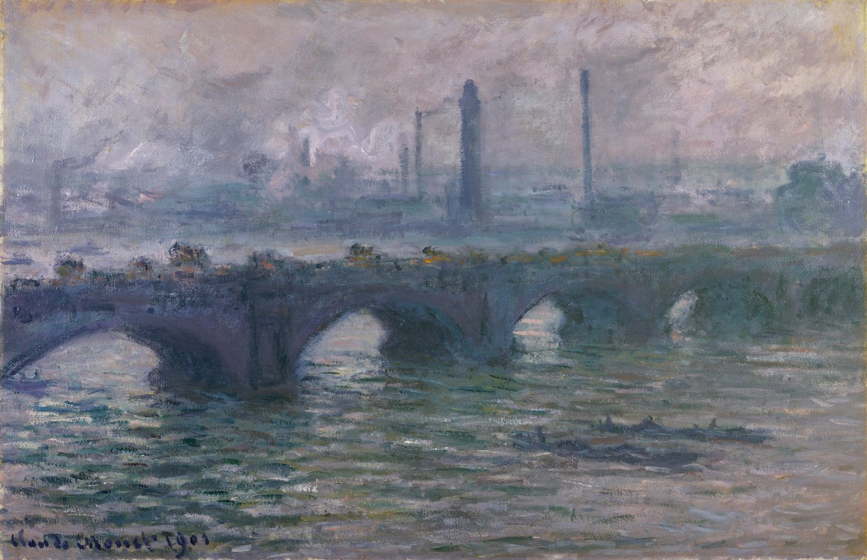 Most Waterloo, 1901 autorstwa Claude Monet