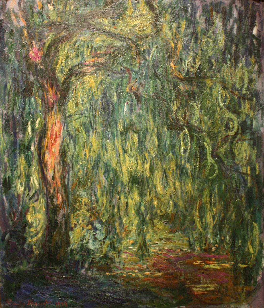 Płacząca wierzba autorstwa Claude Monet