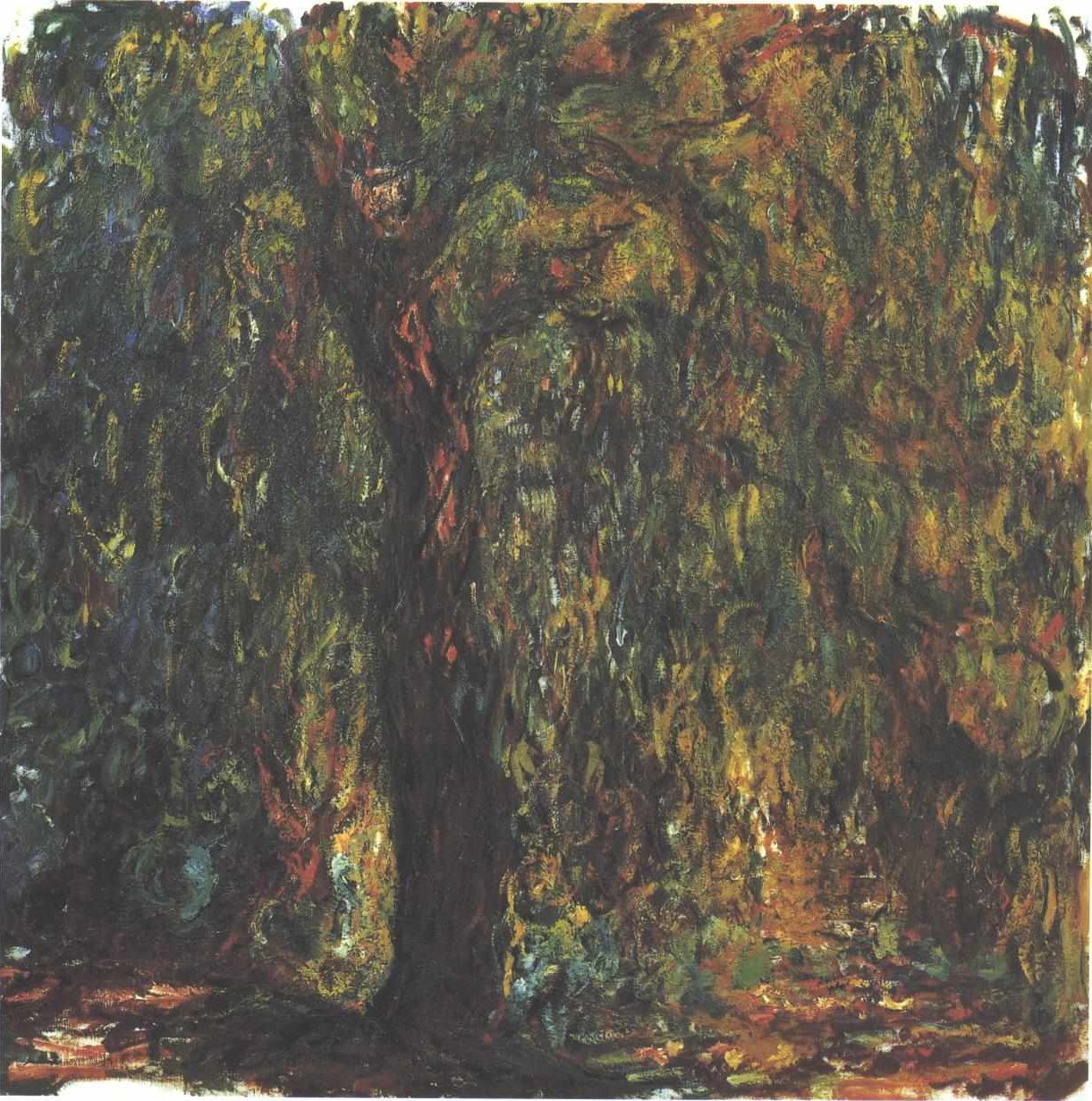 Płacząca wierzba autorstwa Claude Monet