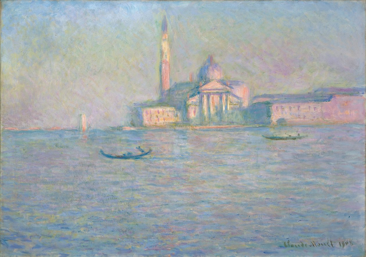 Kościół San Giorgio Maggiore, Wenecja autorstwa Claude Monet
