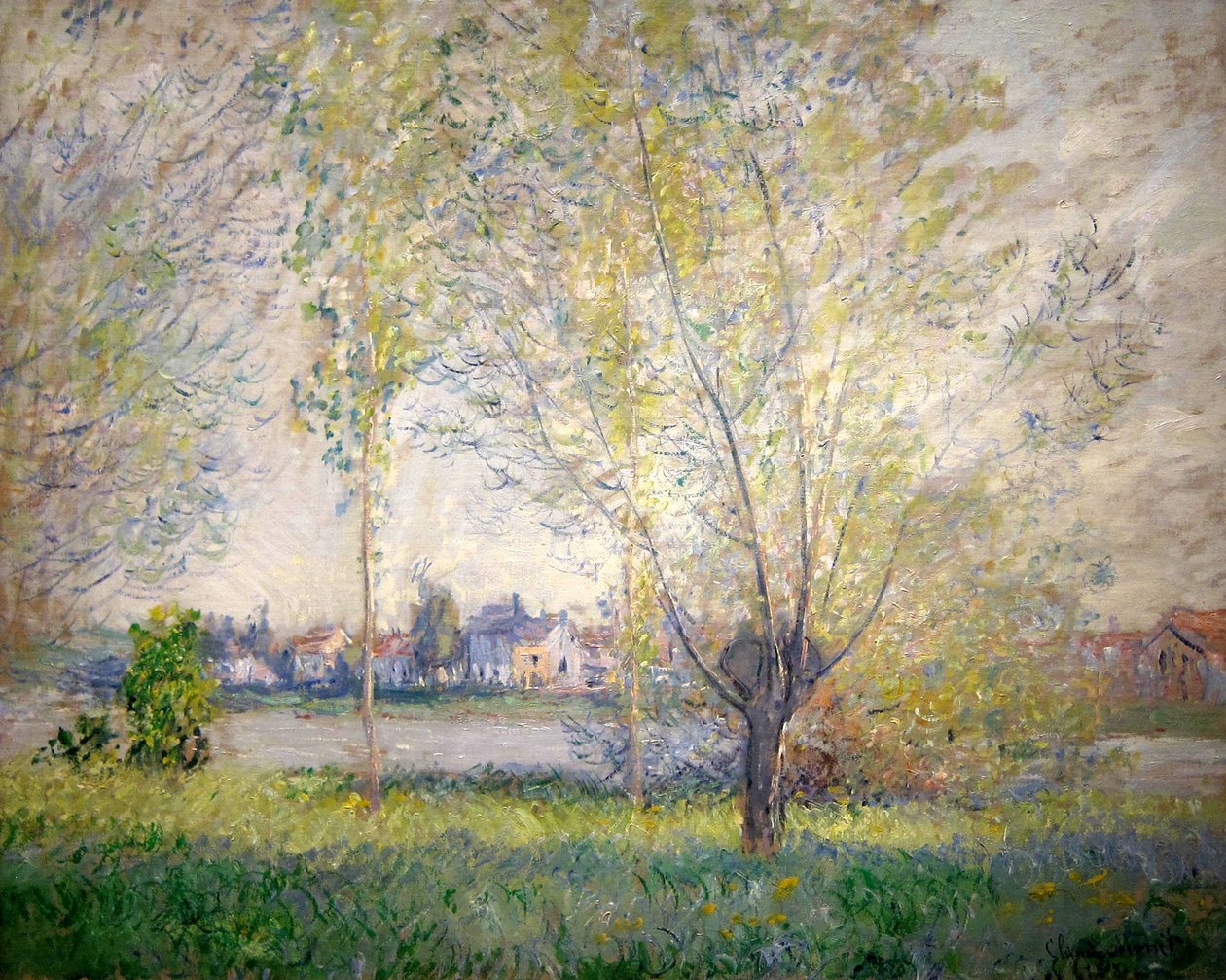 Wierzby Vétheuil autorstwa Claude Monet