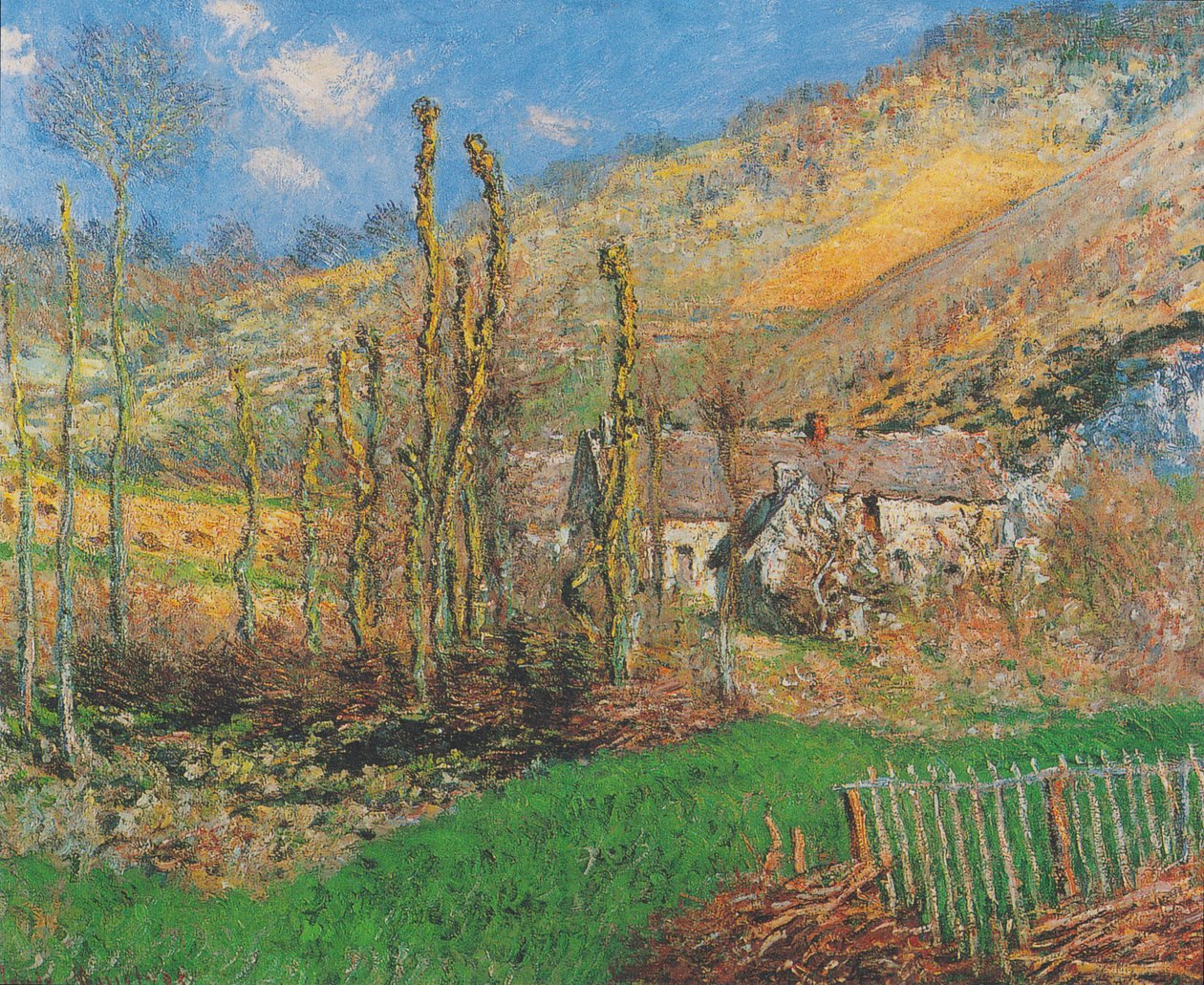 Zimowy krajobraz w Val de Falaise (Giverny) autorstwa Claude Monet