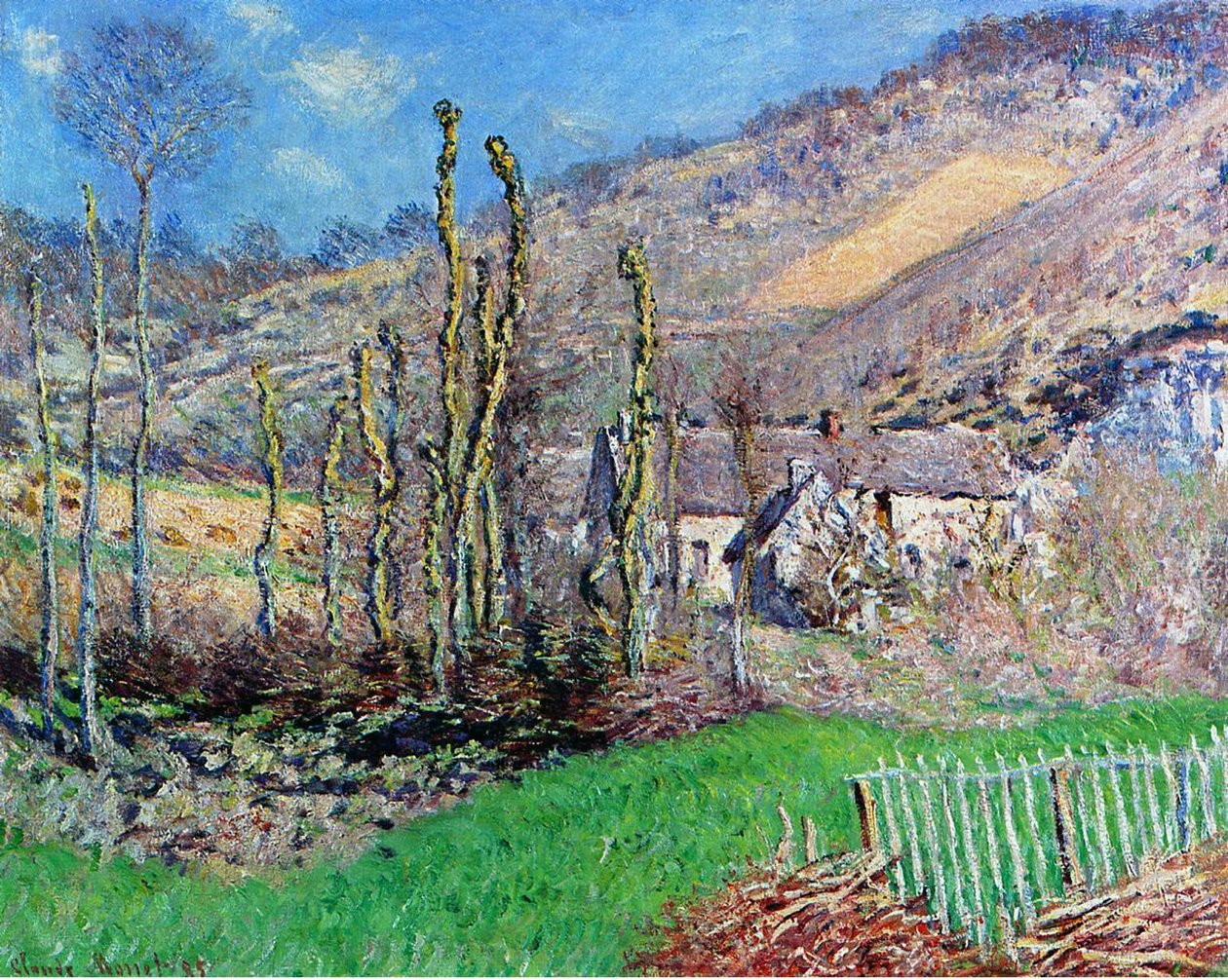 Zima w Val de Falaise, Normandia, 1885 autorstwa Claude Monet