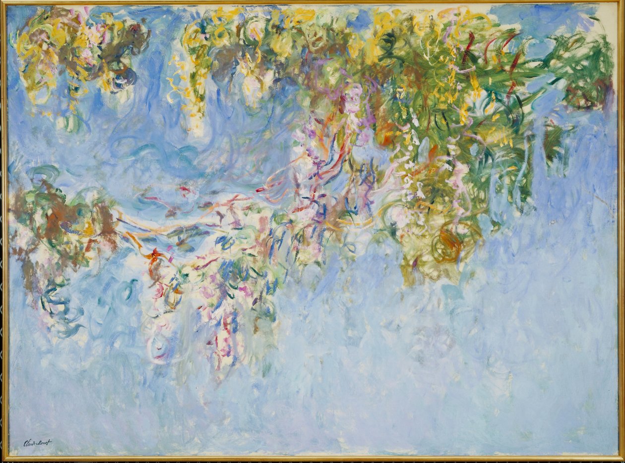 Wisteria (glicyny) ok. 1919-20 autorstwa Claude Monet