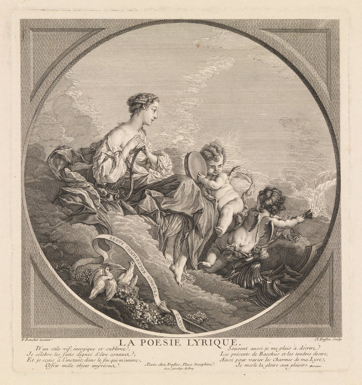 Poezja liryczna autorstwa Claude Agustin Duflos