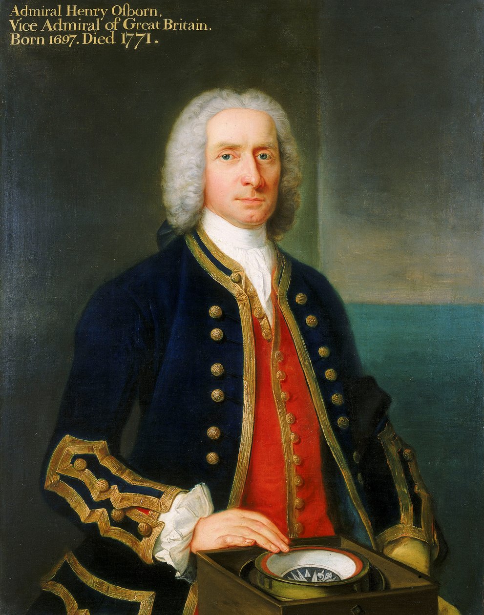 Kapitan Henry Osborn (1697-1771) autorstwa Claude Arnulphy