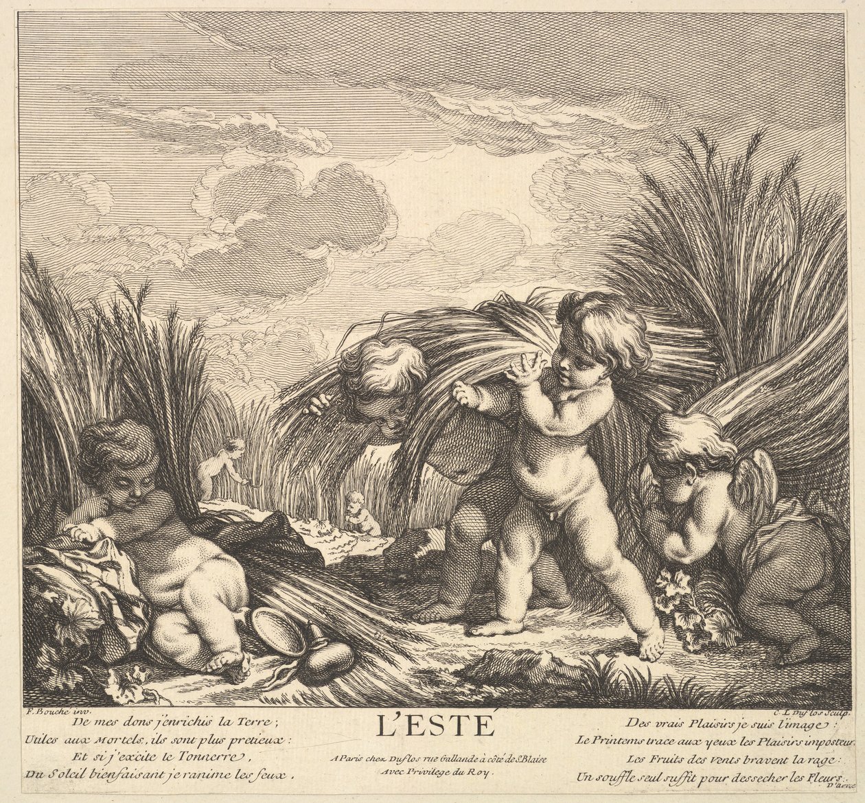 Lato, 1735-86. autorstwa Claude Augustin Duflos