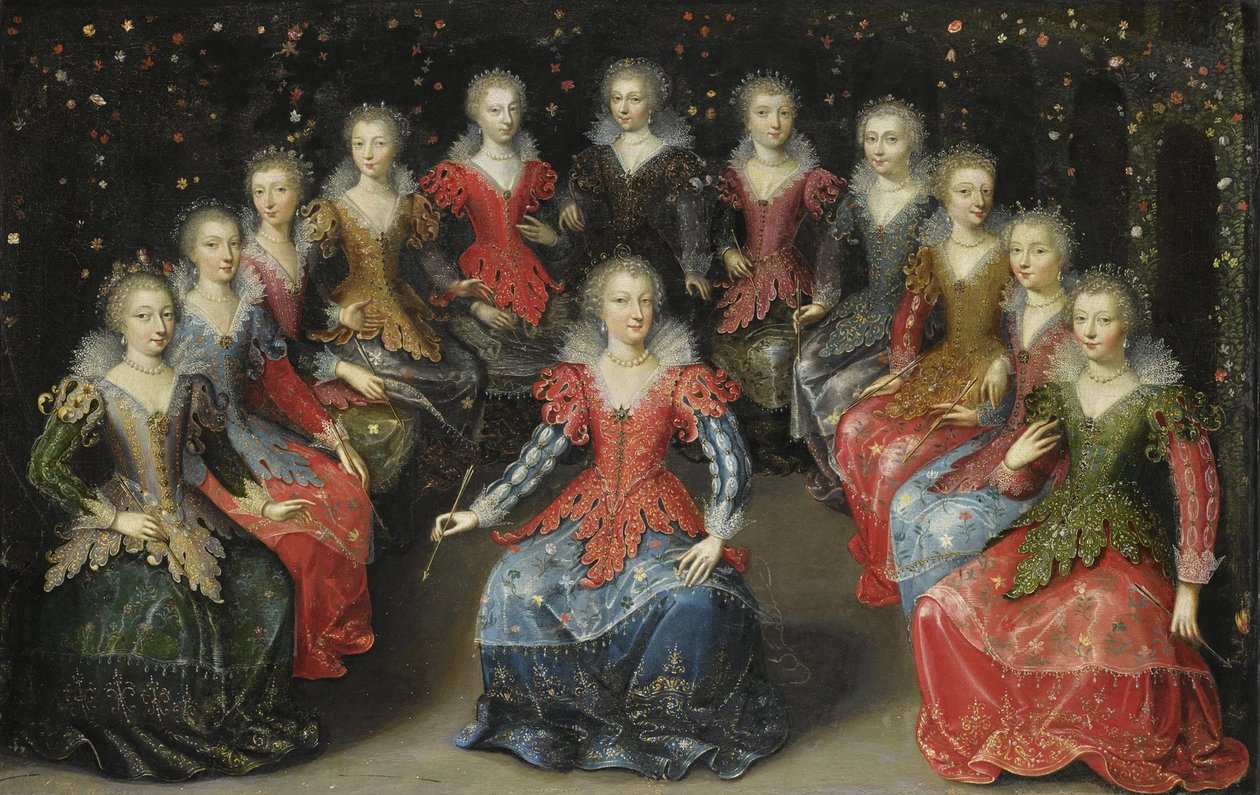 "Alegoria miłości" autorstwa Claude Deruet
