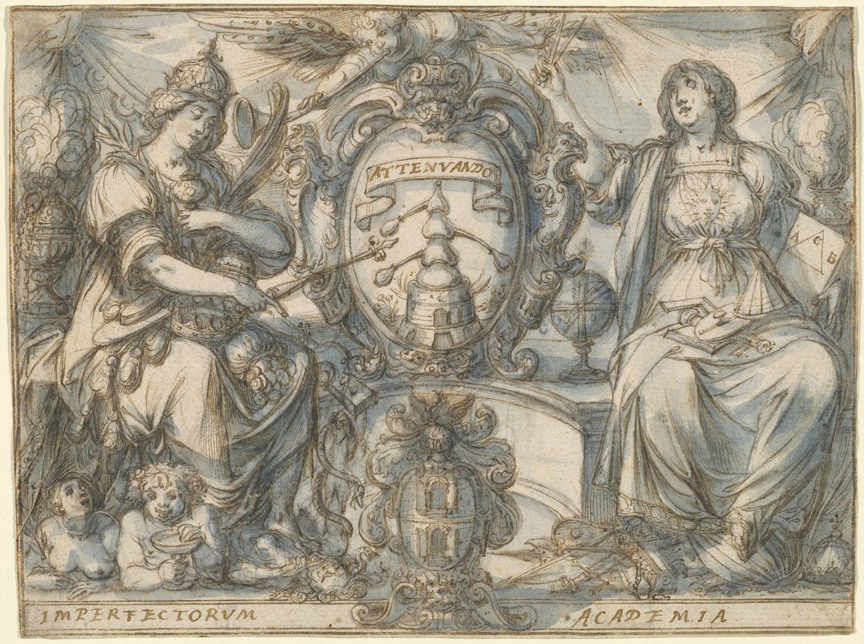 Imperfectorum Academia (Akademia Niedoskonałych) autorstwa Claude Deruet