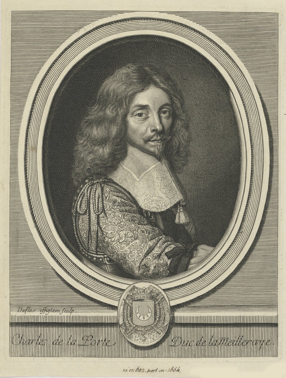 Charles de la Porte, książę La Meilleraye 1602-1664, ok. 1690. autorstwa Claude Duflos