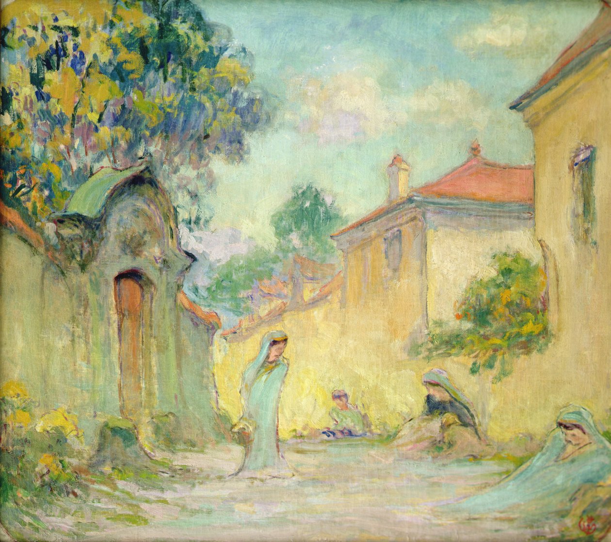 Ulica w Meudon (olej na płótnie) autorstwa Claude Emile Schuffenecker