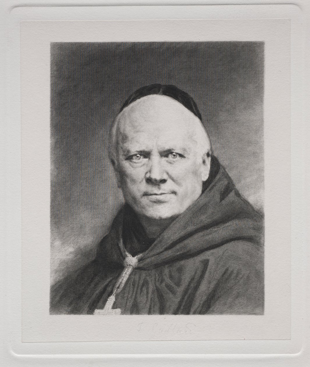 Dom Prosper Gueranger, opat Solesmes autorstwa Claude Ferdinand Gaillard