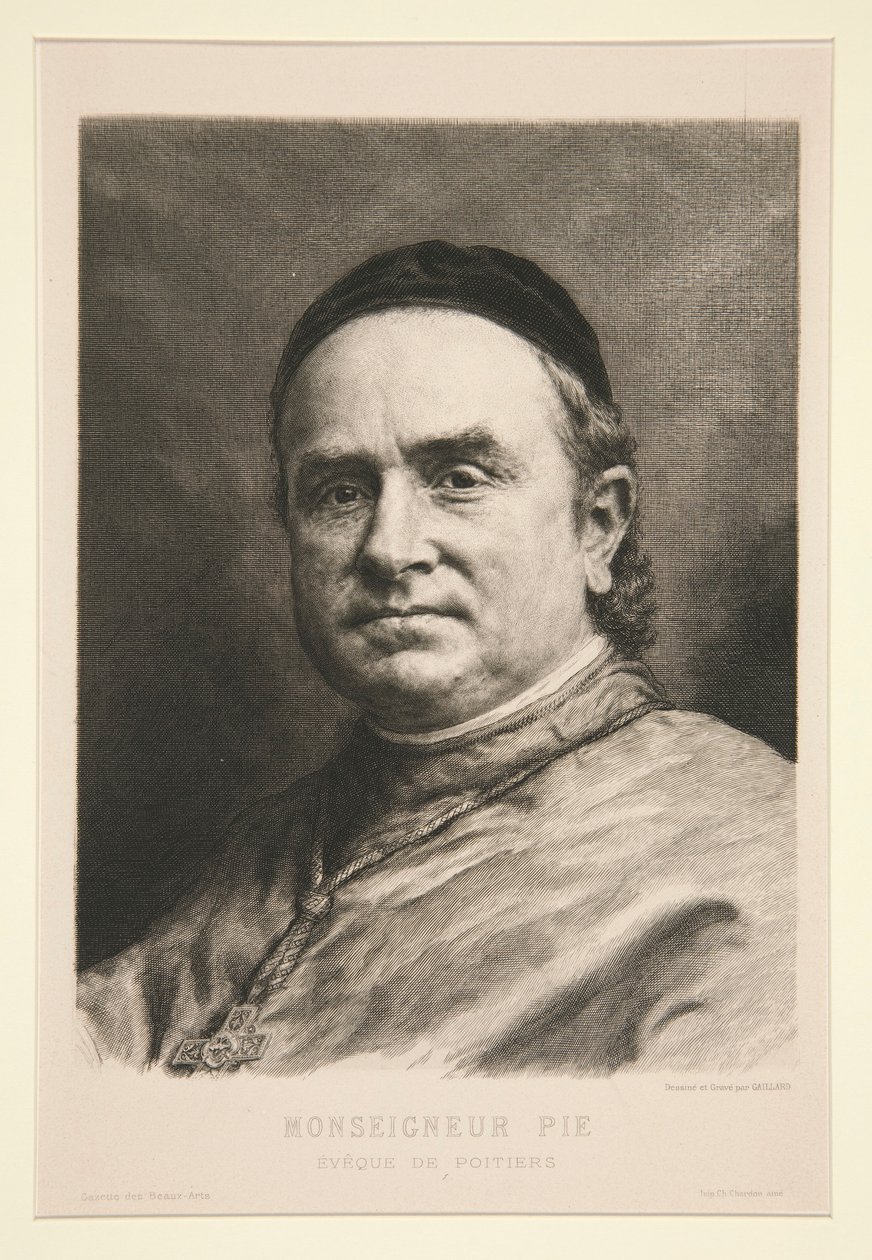 Prałat Pie autorstwa Claude Ferdinand Gaillard