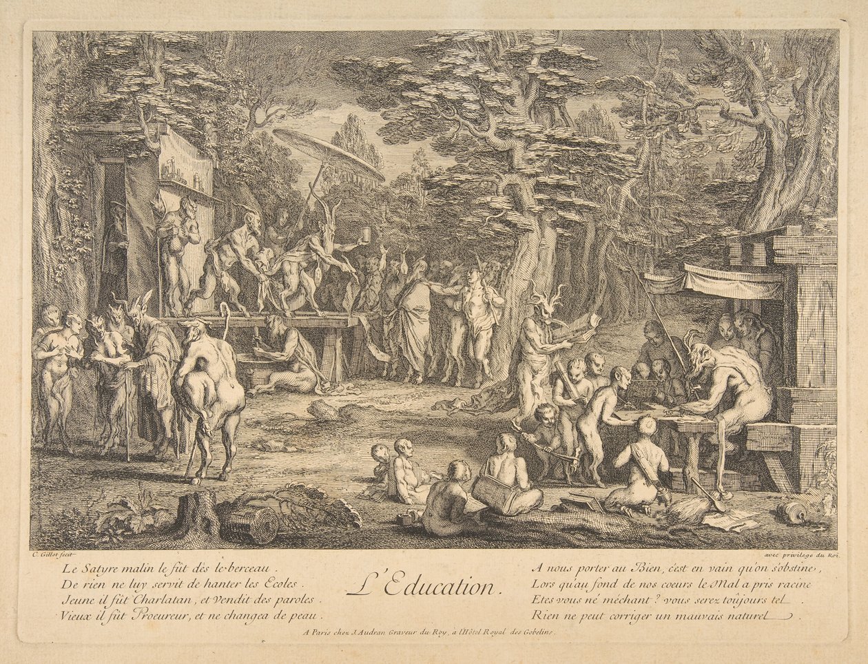 Edukacja.b.d. autorstwa Claude Gillot