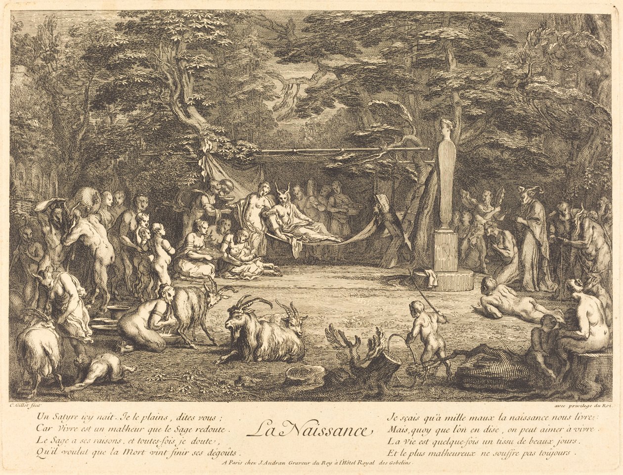 Poród autorstwa Claude Gillot