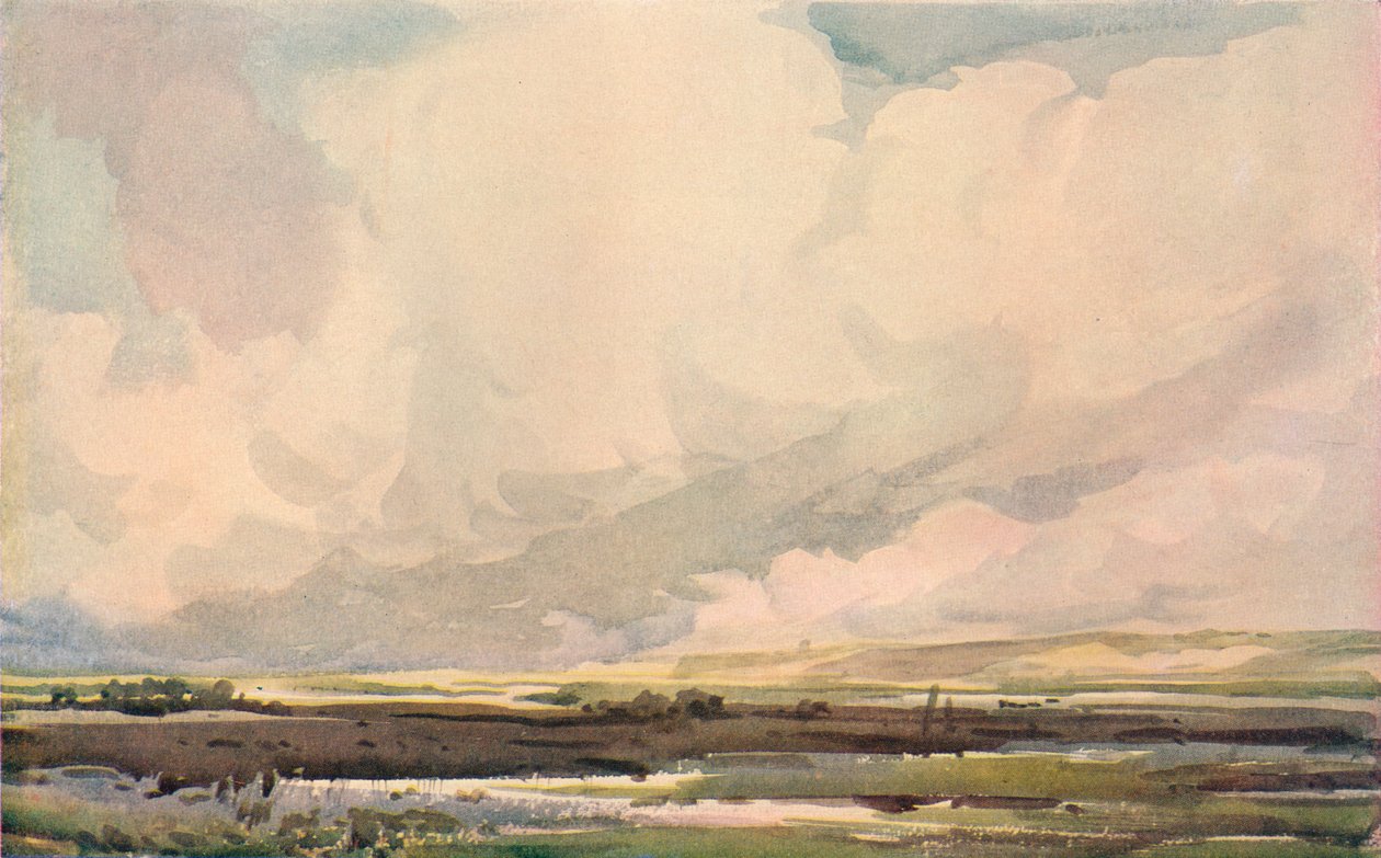 W pobliżu Dunwich, Suffolk, ok. 1910 r. autorstwa Claude Hayes