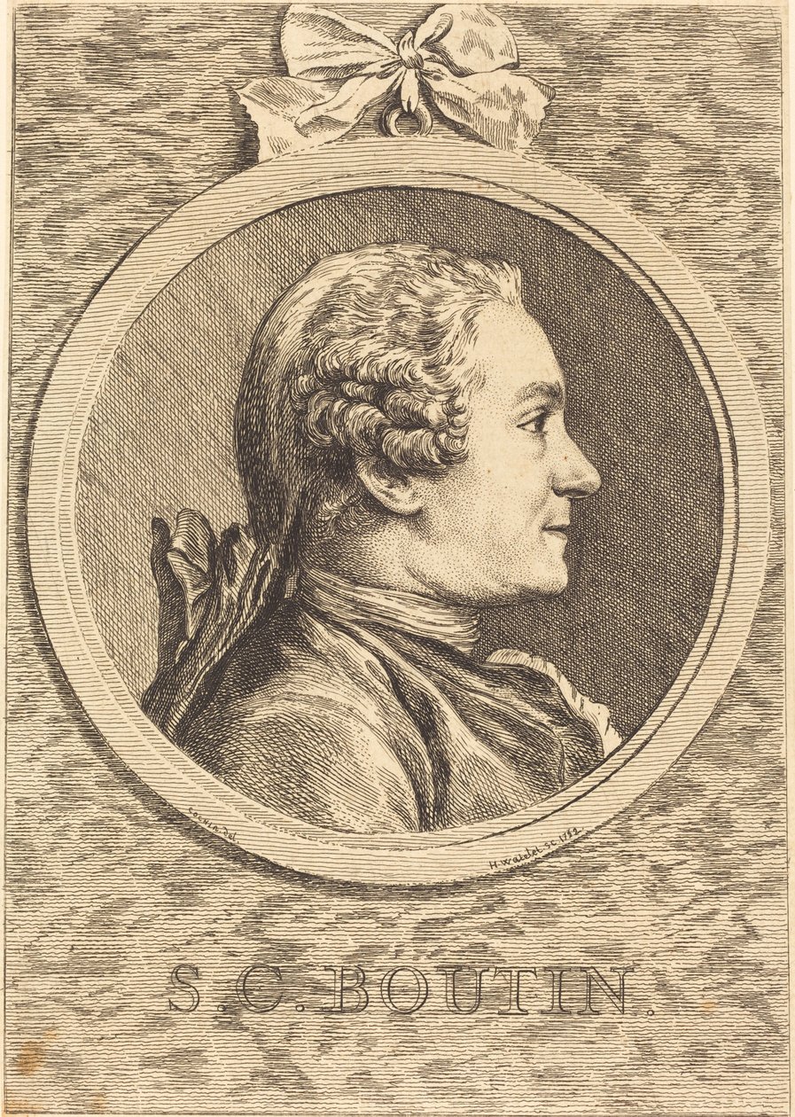 SC Boutin autorstwa Claude Henri Watelet after Charles Nicolas Cochin II