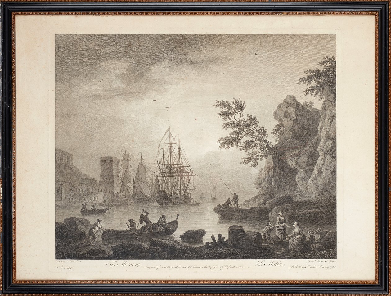 Dziesięć francuskich stalorytów autorstwa Claude Joseph (after) Vernet