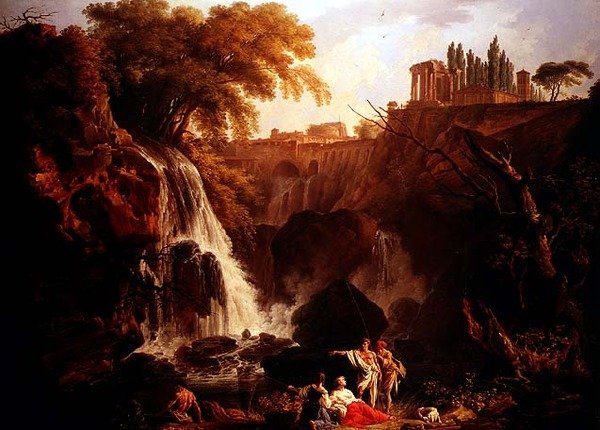 Wodospady Tivoli autorstwa Claude Joseph Vernet