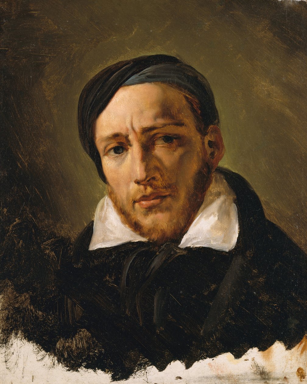 Jean-Louis-André-Théodore Gericault, ok. 1820-23 autorstwa Claude Joseph Vernet