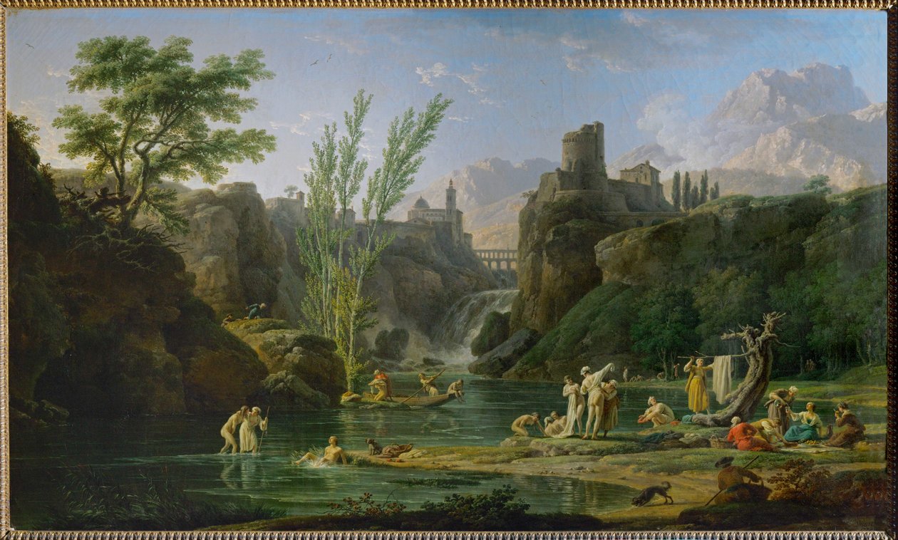 Dzień dobry, kąpiący się ... autorstwa Claude Joseph Vernet