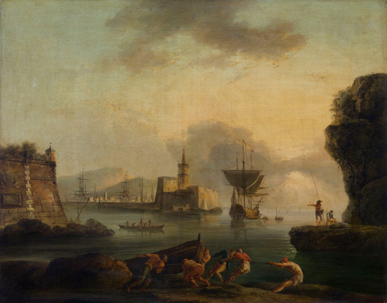 Neapol autorstwa Claude Joseph Vernet