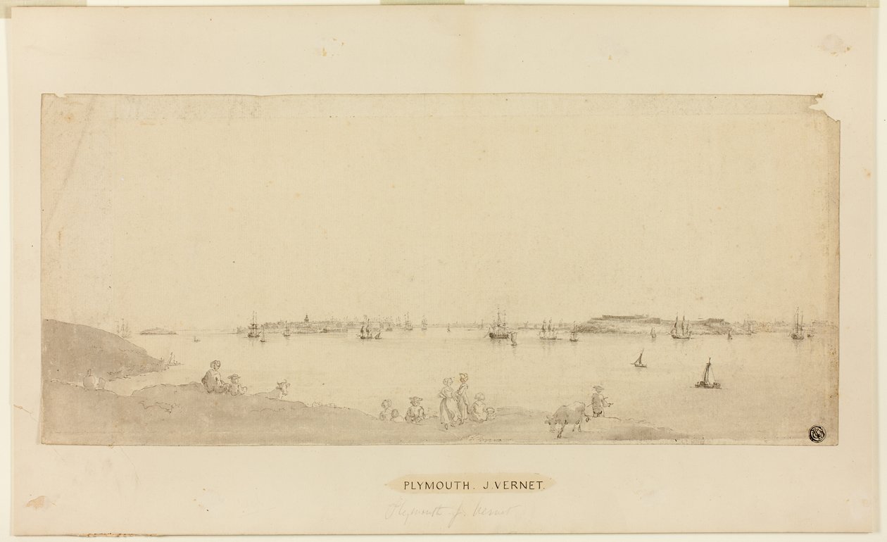 Plymouth Harbor autorstwa Claude Joseph Vernet