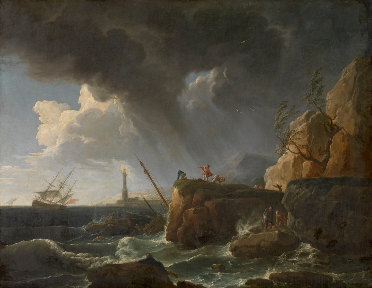 Pejzaż morski autorstwa Claude Joseph Vernet