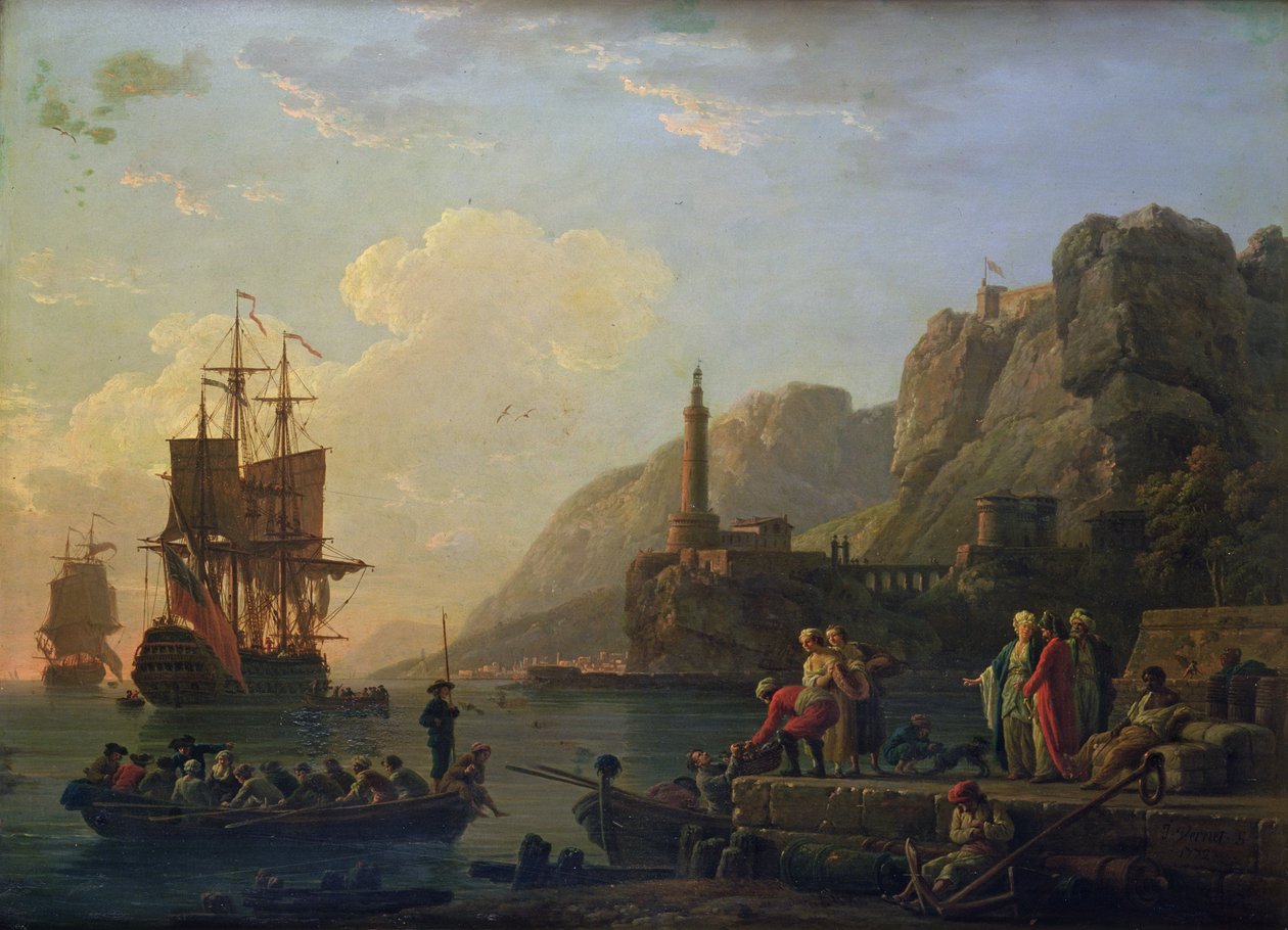 Port autorstwa Claude Joseph Vernet
