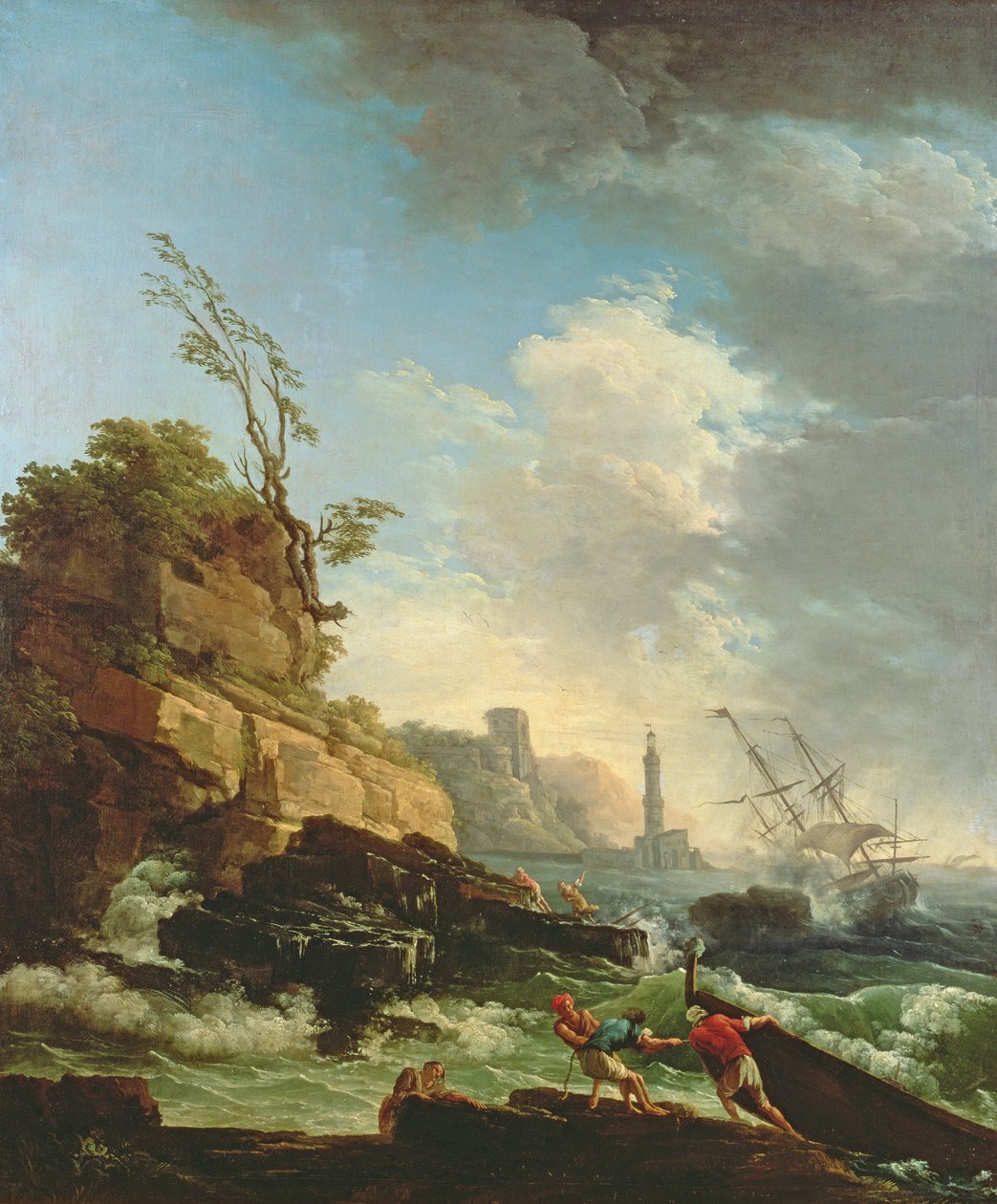 Nieznany obraz autorstwa Claude Joseph Vernet