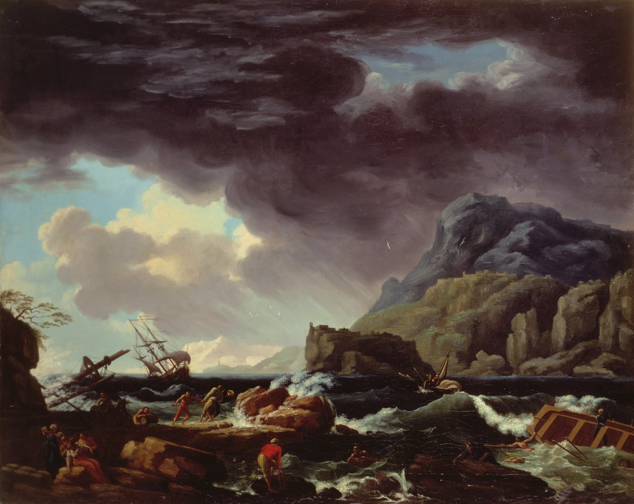Nieznany obraz autorstwa Claude Joseph Vernet