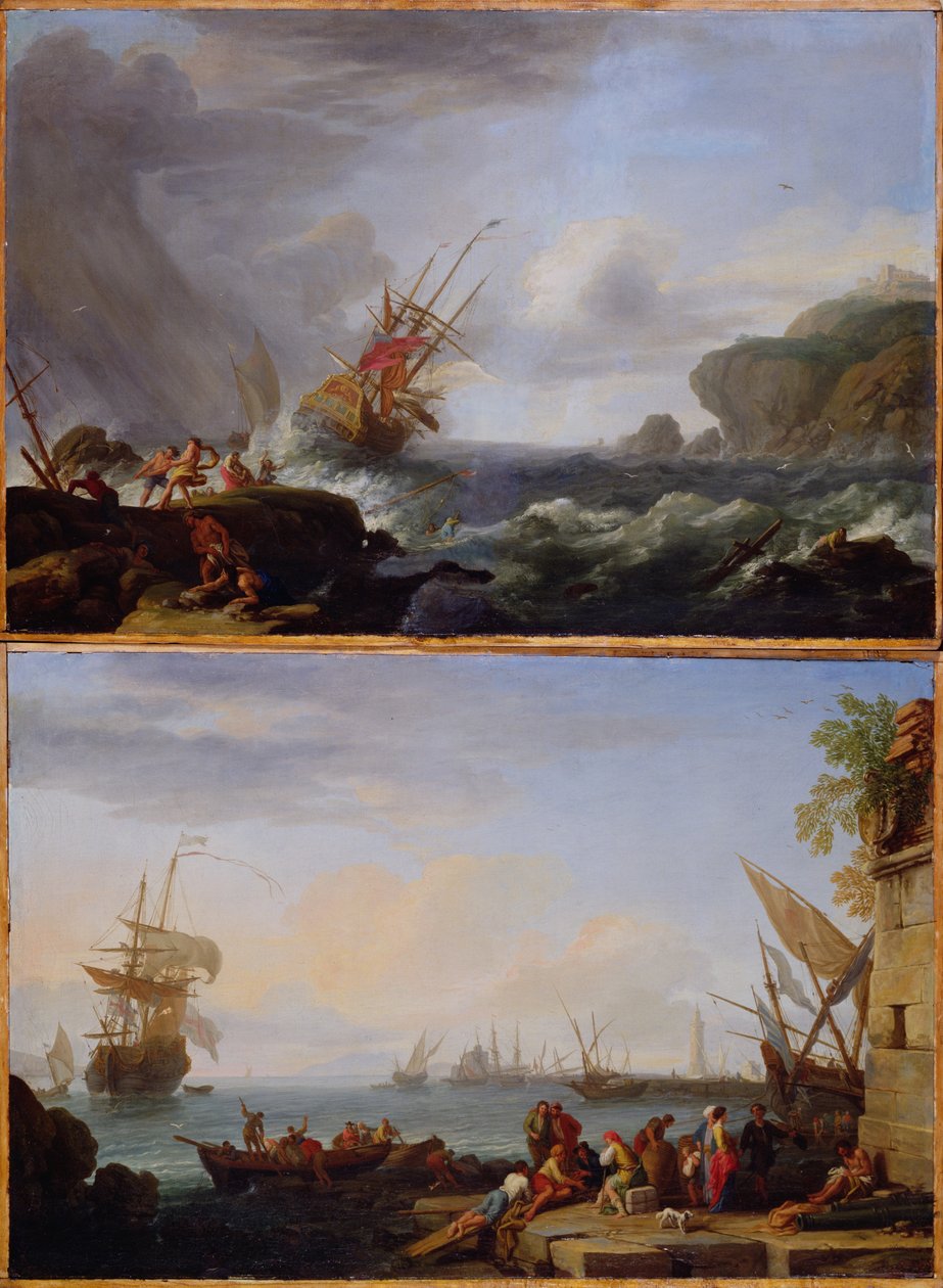 Nieznany obraz autorstwa Claude Joseph Vernet
