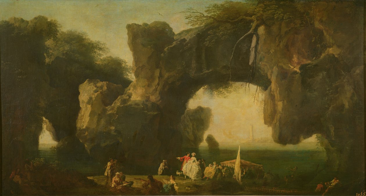Widok na Sorrento autorstwa Claude Joseph Vernet