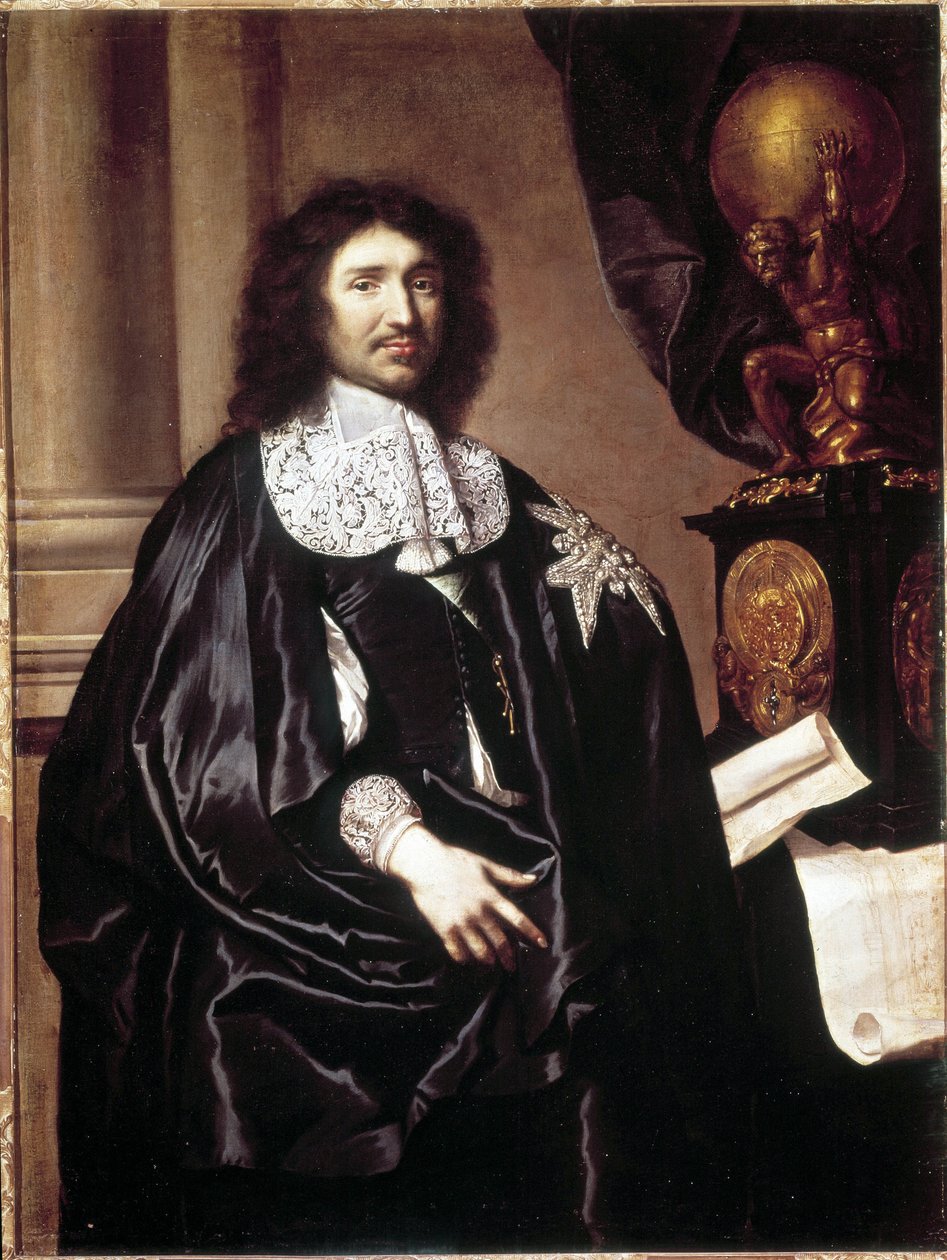 Jean Baptiste (Jean-Baptiste) Colbert (1619-1683), francuski mąż stanu. Obraz Claude