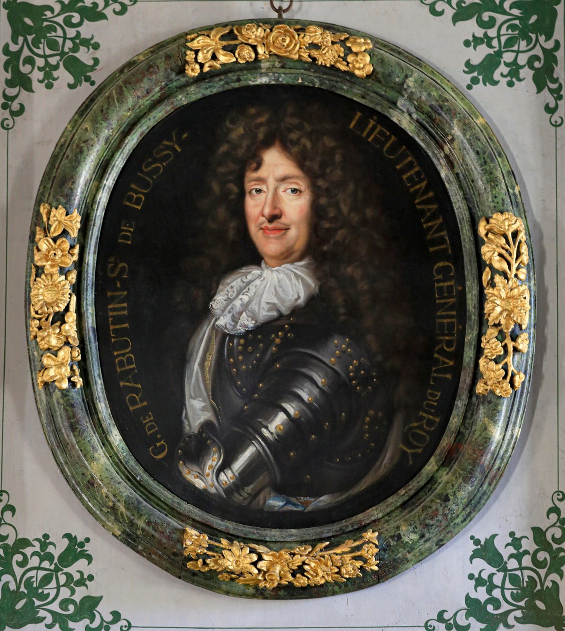 Portret Rogera Bussy-Rabutina. Zamek Bussy-Rabutin. autorstwa Claude Lefebvre