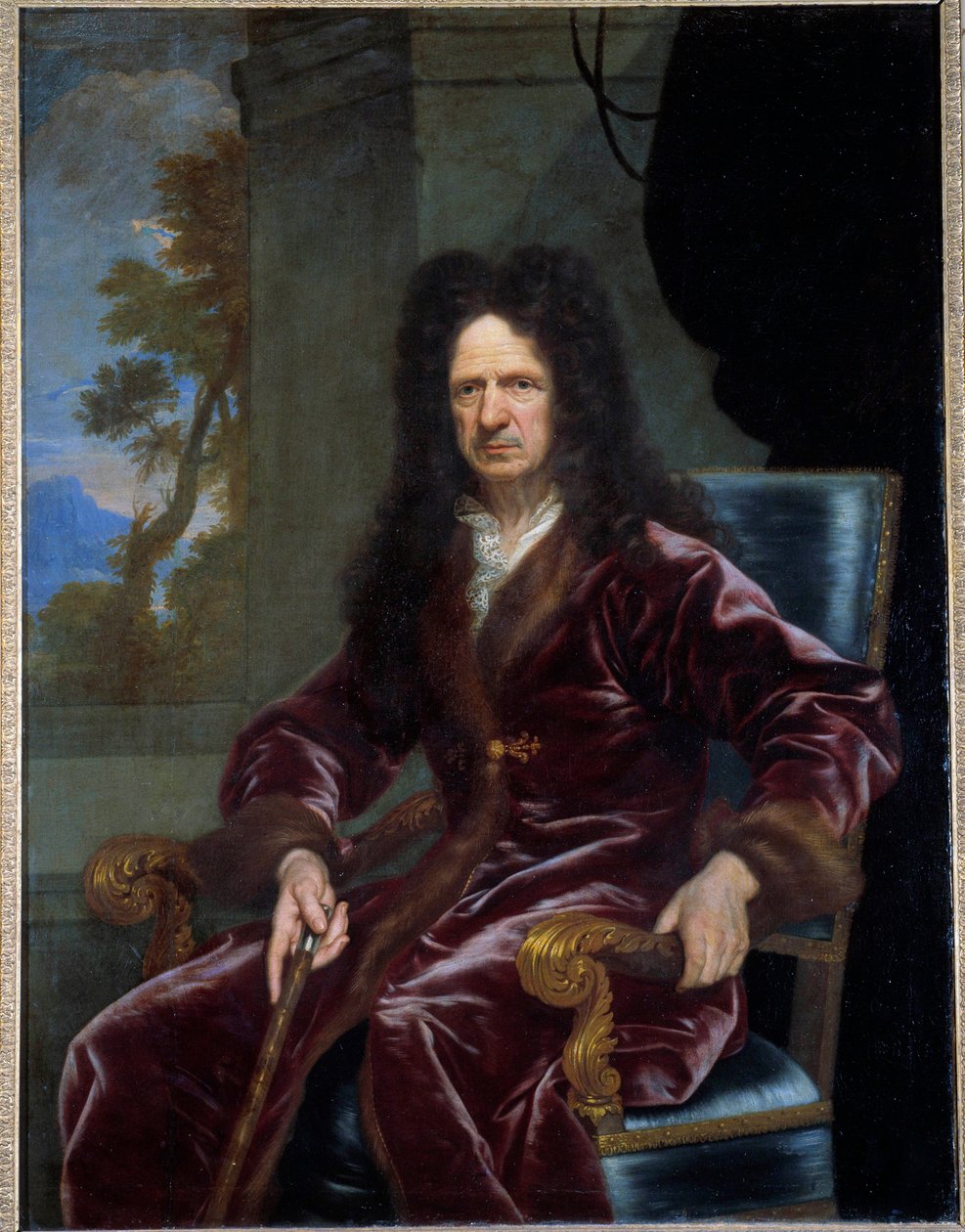 Portret Andre Le Notre (Andre Lenotre autorstwa Claude Lefebvre