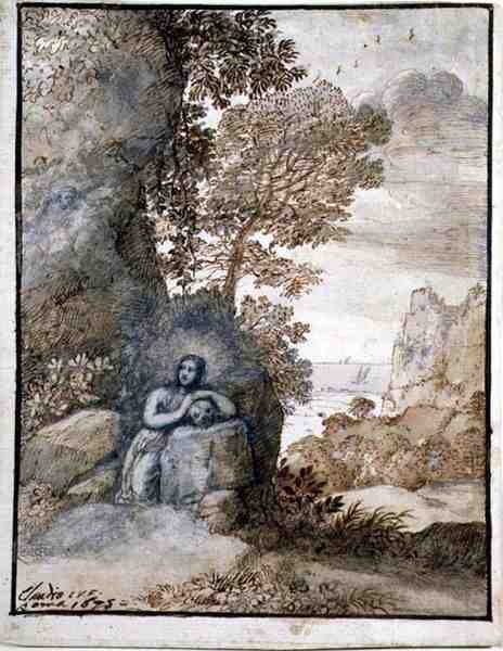 Krajobraz z Magdaleną autorstwa Claude Lorrain