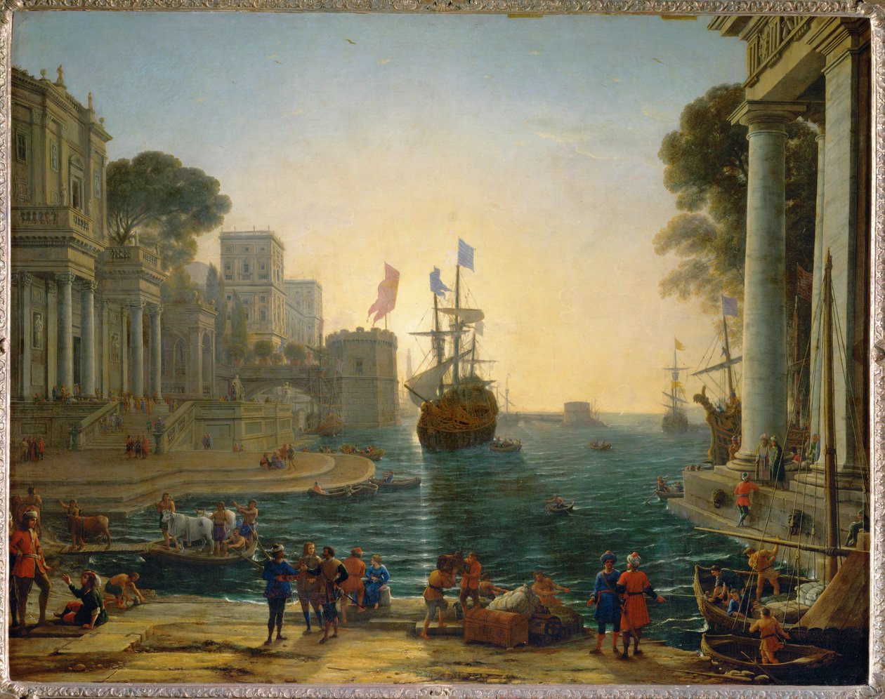 Ulysse zdradził Chriseis swojemu ojcu ... autorstwa Claude Lorrain (1600-82)
