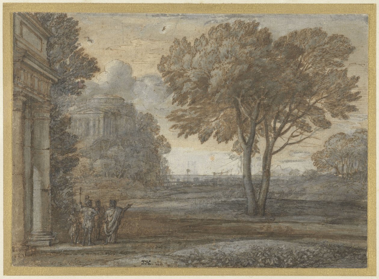 Eneasz op Delos autorstwa Claude Lorrain