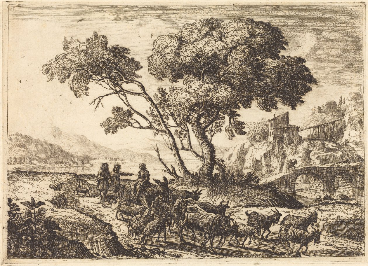 Wyjazd na Pola autorstwa Claude Lorrain