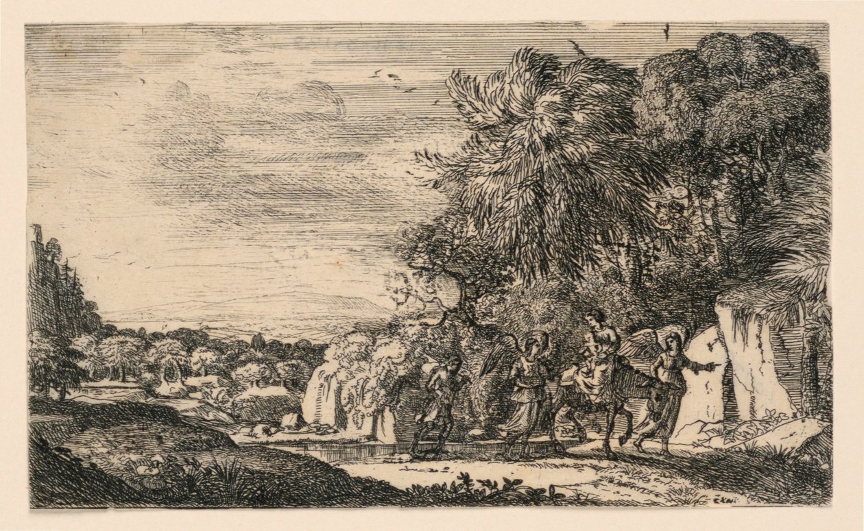 Ucieczka do Egiptu autorstwa Claude Lorrain