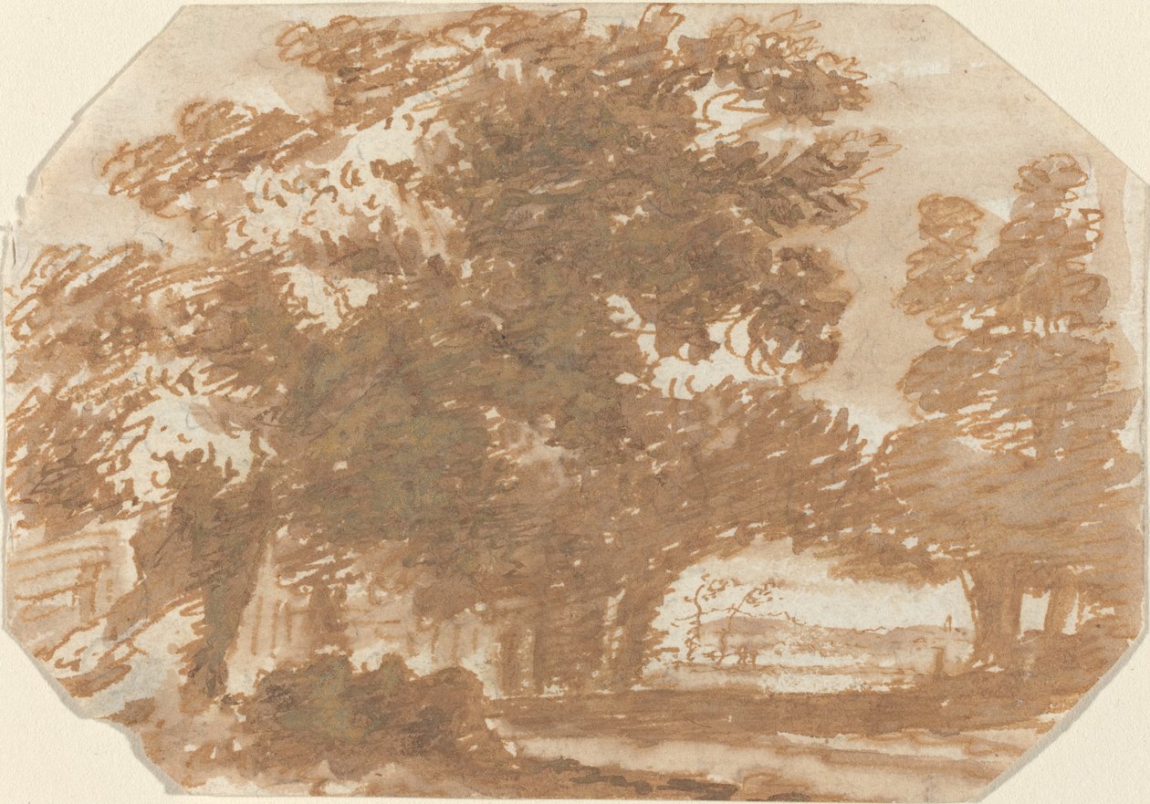 Gaj Drzew autorstwa Claude Lorrain